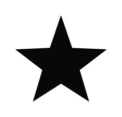 Obraz premium Simple vector star shape is displayed