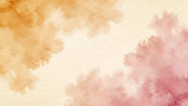 Abstract watercolor background in soft pastel colors with brush strokes and texture for modern artistic design or print projects