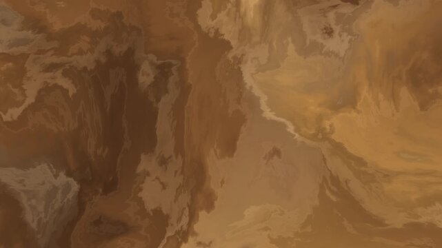 Brown and tan swirls flow dynamically in a liquid-like abstract pattern