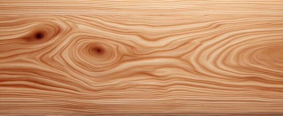 Fototapeta premium A smooth wood surface like a painter's canvas showcases stunning grain details.