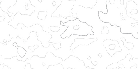 Obraz premium Topographic white and gery wavey contour line style map white background. 