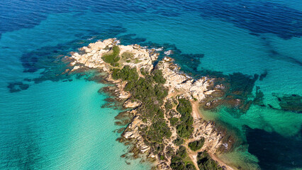 Fototapeta premium Karydi Beach in Vourvourou, Chalkidiki, Greece