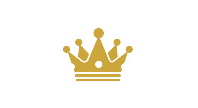 Golden Crown Royal Symbol Jewelry Accessory.