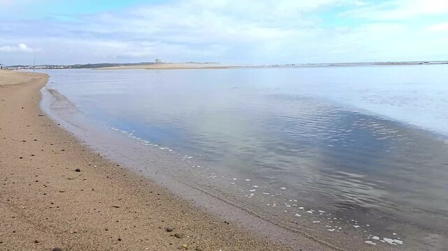 Beach in the Atlantic coastline in Esposende, Portugal