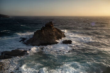 small island in syros Greece