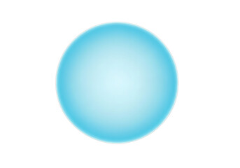 A blue circle on a white background isolated on transparent background