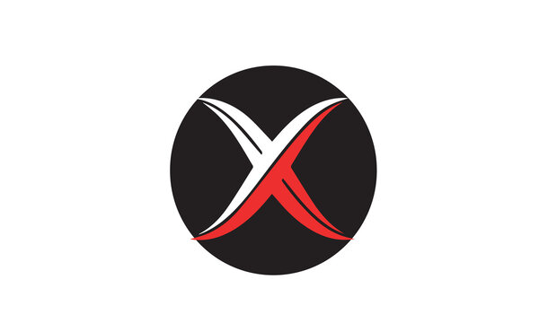 Modern Letter X Logo Design, Creative Alphabet X Icon
