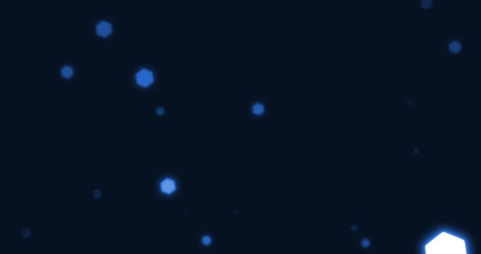 christmas gradient blue background with bokeh flowing, festive holiday happy new year
