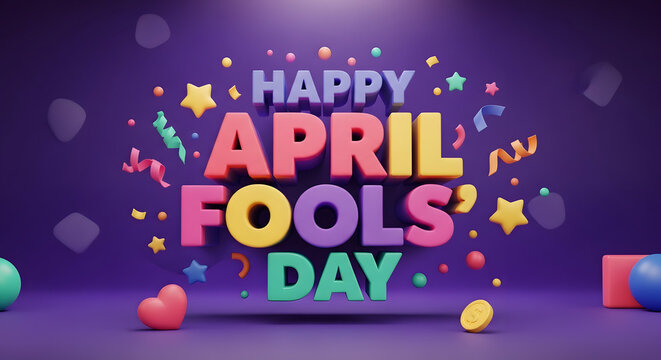 Happy april fools' day prankster celebrations and jokes