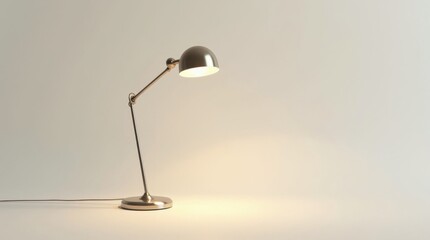 L&aacute;mpara de escritorio de metal minimalista
