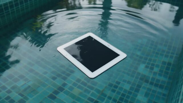 Pool drain cover in a swimming pool