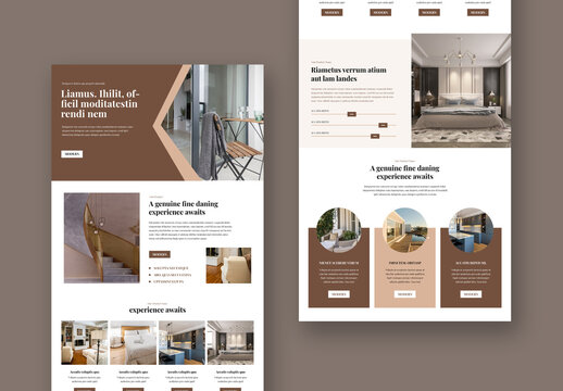 Modern Email Newsletter Layout