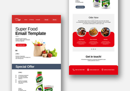 Super Food Email News Letter