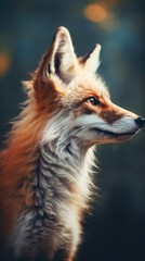 Fototapeta premium Fox wildlife animal mammal.