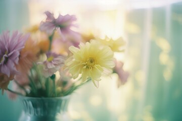 Naklejka premium Bouquet blossom flower nature.