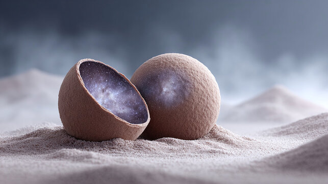 Explore the Depths of Imagination: A Surreal Dreamscape Unveiling the Boundless Cosmos Within Enigmatic Forms