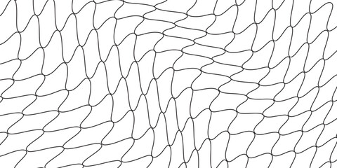 Mesh texture for fishing net on white background. Seamless pattern for sportswear or soccer goal, volleyball net, basketball hoop, hockey, athletics, volleyball © M.I.Arfad