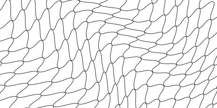 Mesh texture for fishing net on white background. Seamless pattern for sportswear or soccer goal, volleyball net, basketball hoop, hockey, athletics, volleyball