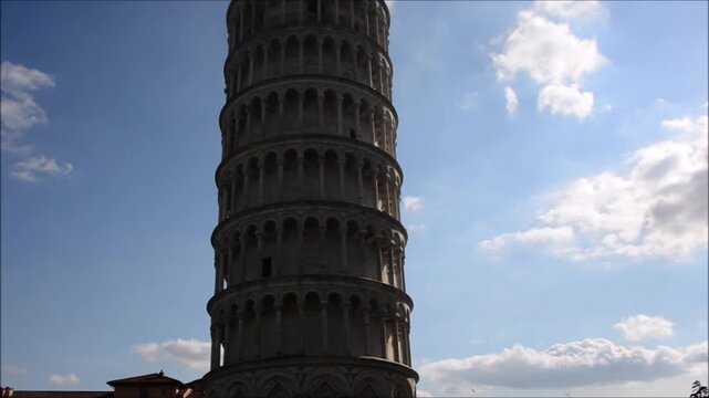 Pisa. Italy,Piazza dei Miracoli, listed among the UNESCO World Heritage Sites since 1987, is where you can admire the four monuments that form the centre of the city's religious life


