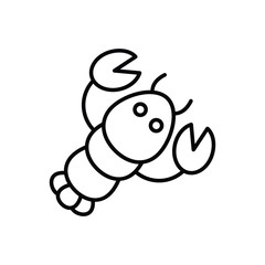 Lobster vector icon