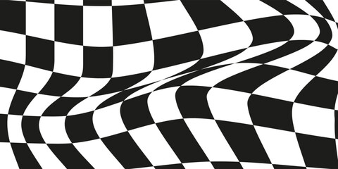 Chess board with white background template. © aril