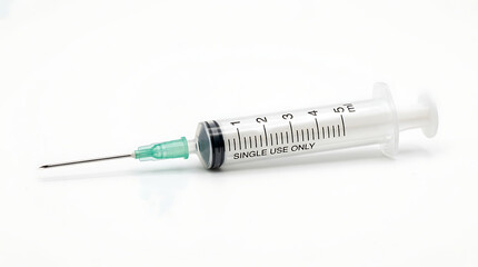 Medical Syringe with Needle for Injection and Healthcare Use