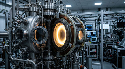 Nuclear fusion reactor plasma generating clean energy