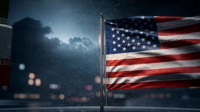 Conflict Flags Clash: National Tensions and Geopolitical Struggle