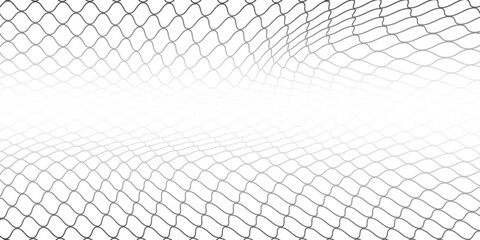 Mesh texture for fishing nets. Seamless pattern for sportswear or soccer goal, volleyball net, basketball hoop, hockey, athletics. Abstract net background for sports © Ariel