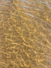 yellow water surface