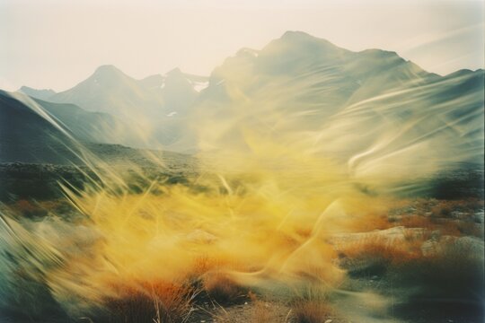 Mountain landscape outdoors nature.