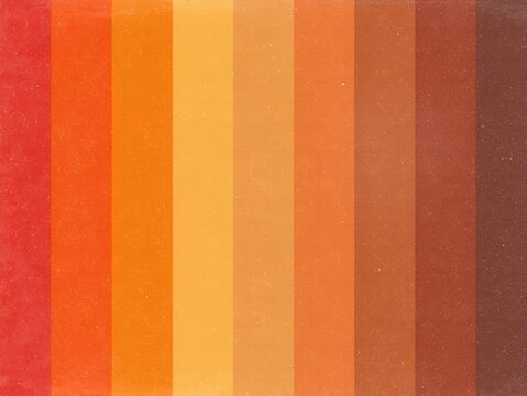 Vintage warm gradient stripes in red orange and brown vertical texture background