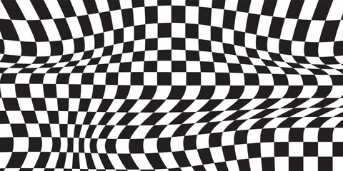 Obraz premium Black and white color chess board