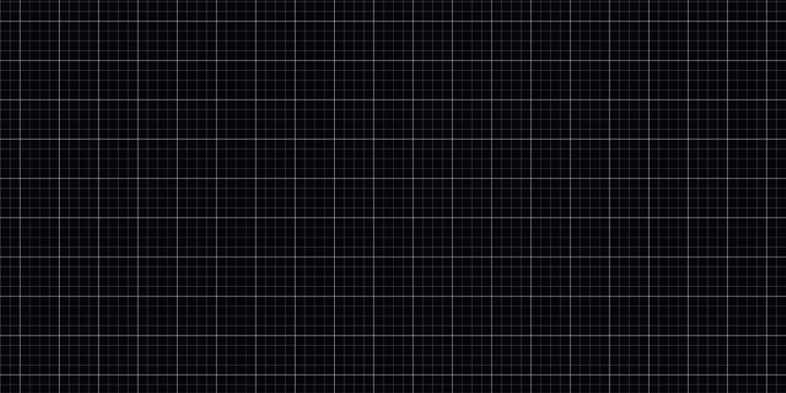 Grid black paper with lines. Square graph background. Architect project texture. School math sheet. Notebook pattern.  seamless pattern