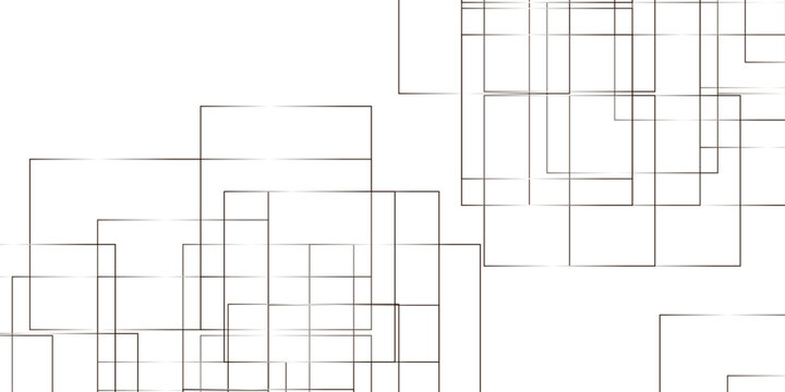 Vector for presentation. Abstract White line pattern texture.  Modern minimal and clean white background with realistic line. seamless random chaotic digital line business concept.