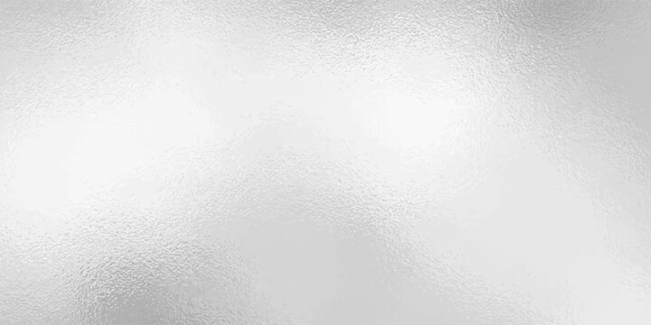 White gray foil glass texture background. Abstract gradient bright light reflection and shiny rough texture surface. Glass effect background