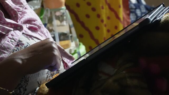Tablet computers used for communication or education  purpose