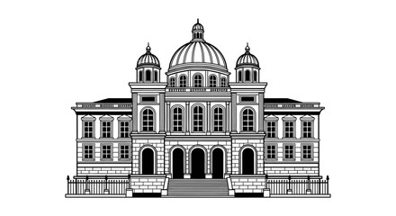 Large building with a dome roof. © MUHRODIN