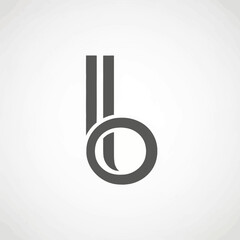 Logo Design Letter B Symbol. © MUHRODIN