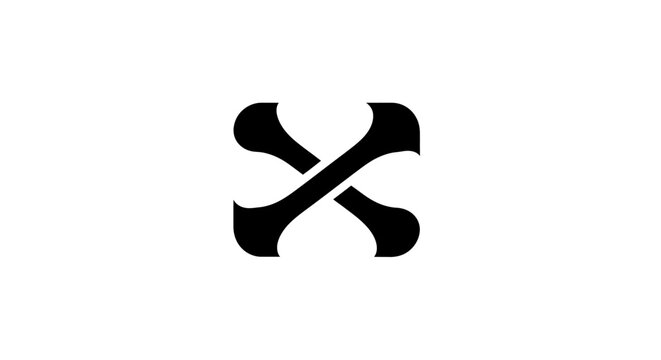 Black Cross Symbol Icon Sign.