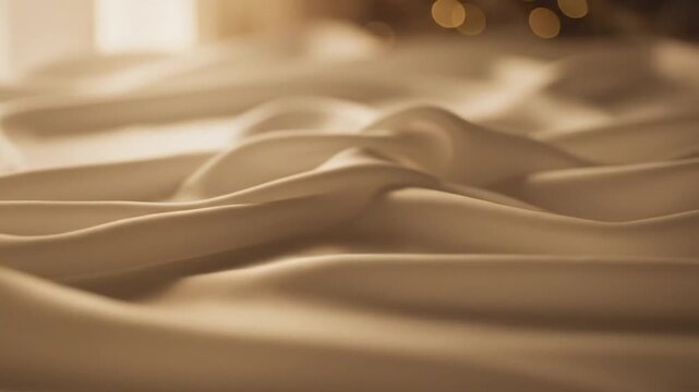 Soft Fabric Texture with Gentle Folds and Light.