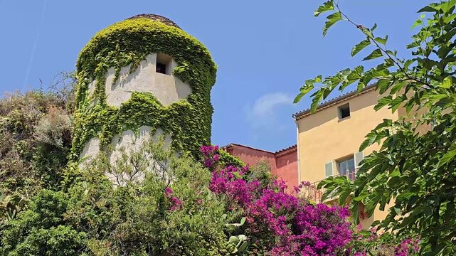 View of Villefranche-sur-Mer, French Riviera