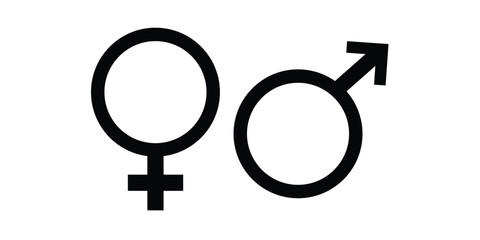 Gender symbol. design template vector