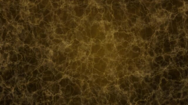 Golden swirls crackle with lightning-like energy in motion