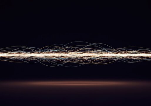 Abstract visualization of rapid subtle movements creating faint energy waves on a smooth dark background ,pulse ,ripple ,dynamic