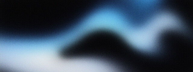 Abstract dark blue and black gradient background with soft light leaks and blurred motion for...