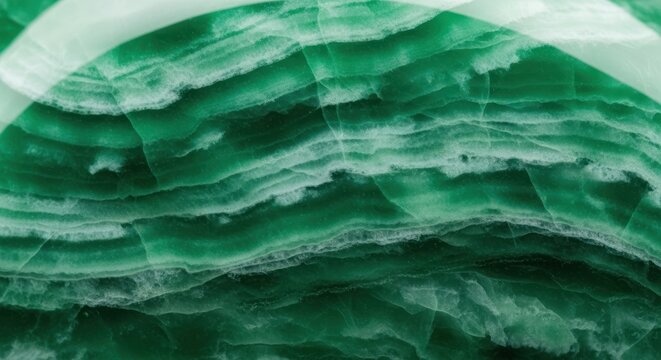 Green Malachite Stone Texture.