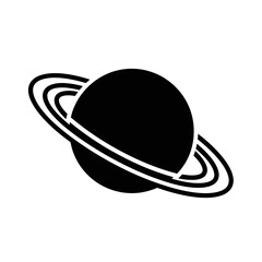 Saturn planet with ring system. © rohmat