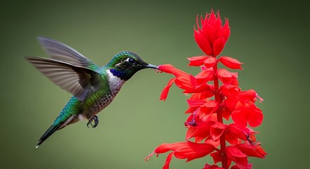 Fototapeta premium Colorful birds perched on a branch, showcasing vibrant
