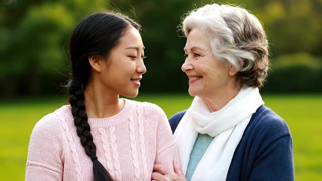 Intergenerational bond in nature.